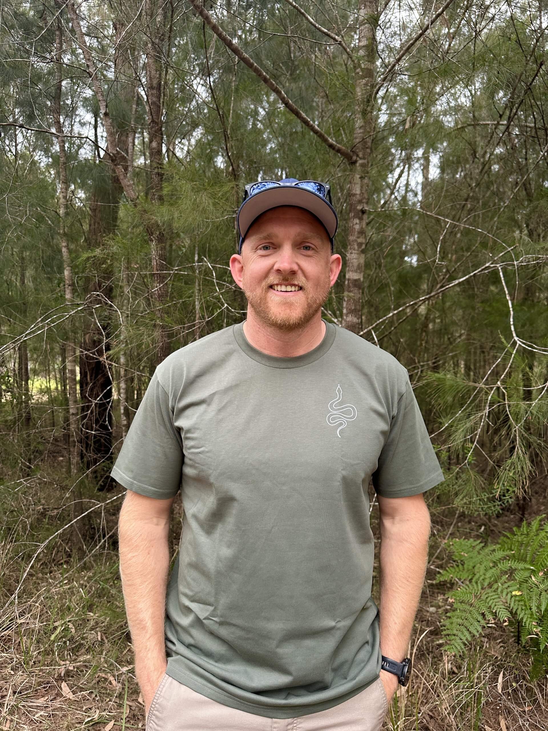Snakes of the Sunshine Coast T-shirt (Cypress) - Image 4